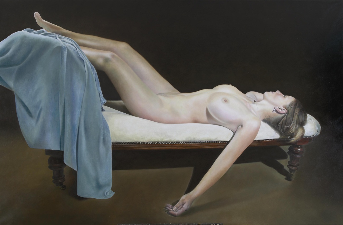Resting, 2005 – Oil on Canvas, 110 x 170 cm – Ginny Page